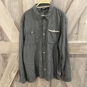 Vans stripped button down